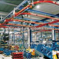 KBK model curved rail crane system