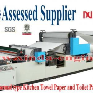 Kitchen towel paper toilet paper printing making machine