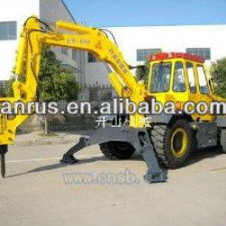 KW600 Wheel Excavator Stone hydraulic breaker Drilling Excavator