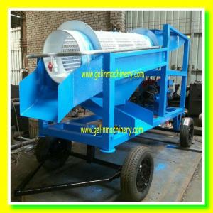 Large capacity mobile gold processing machine