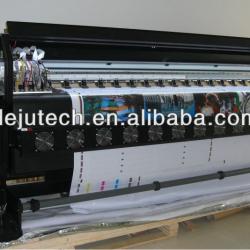 large format konica solvent banner printer