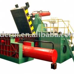 large metal baler