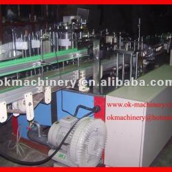 Linear type hot melt glue labeling machine with OPP paper label