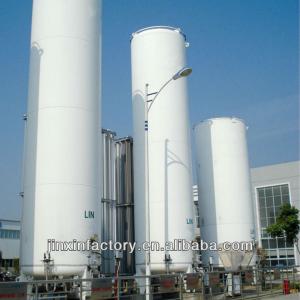 Liquid nitrogen storage tank
