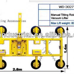 Manual Tilting Rotating Vacuum lifer Glass Handling 800kgs Capacity