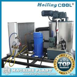 Marine water flake ice machine 1500kg/day for chicken processing