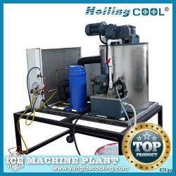 Marine water flake ice machine 1500kg/day for fish processing