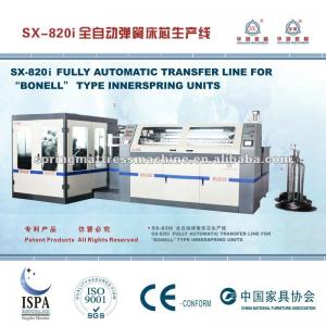 mattress machines--SX-820i FULLY AUTOMATIC TRANSFER LINE FOR "BONELL" TYPE INNERSPRING UNITS