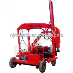 Metal Highway Guardrail Pile Driving Machine