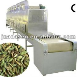 microwave conveyor oven for drying and sterilizing spice