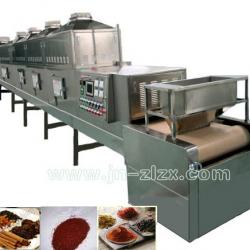 microwave drying / sterilization machine for spices / pepper/ chili powder/ Cumin powder