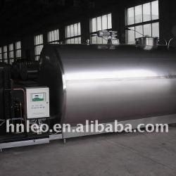 Milk cooling tank for farm use