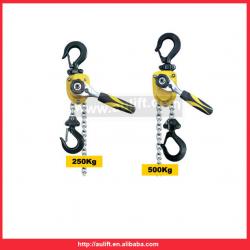 Mini light duty manual chain lever block 0.75T~9T