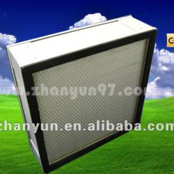 Mini-pleat HEPA air filter