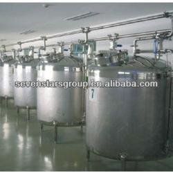 Mixing tank for milk/preparation tank for milk