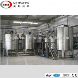 Mixing tank system for juice/soda drink