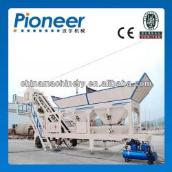 Mobile Batching Plant Mixing Concrete