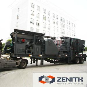 Mobile jaw Crusher,ZENITH portable crusher,100 tph mobile primary crusher
