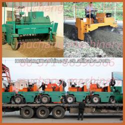 Mobile manure composting equipment