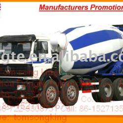 Mr.Tom:86-152713576 North Benz Cement Truck concrete mixer truck /6*4/3450+1450/2532B 9~12m3 manufacturer
