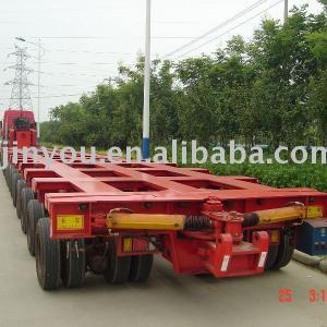 multi-axis hydraulic lifting suspension semi-trailer