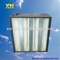 Multi V bank mini pleat hepa filter