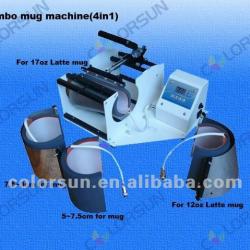 Multifunction combo mug press machine(4in1)