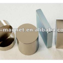 Neodymium Permanent Rectangular Magnets Block with Nickel Plated for step/servo/micro/linear/DC/elevator Motor