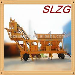 New YHZD(s)25 35 50 75 Mobile Concrete Batching Plant