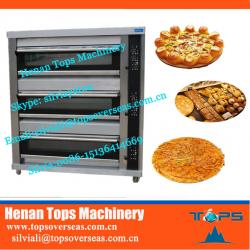 Newest design commercial gas pizza ovens