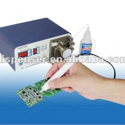 OEM/ODM semi-automatic send-pressure vacuum tube dispenser for AB glue