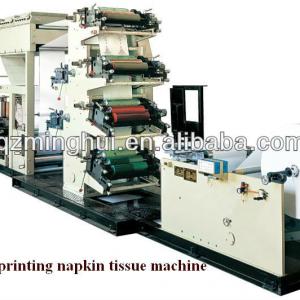 Offer Six Colors Printing Napkin Tissue Machine