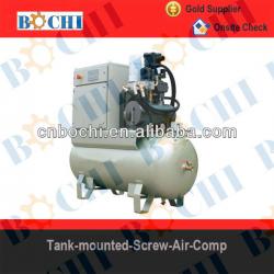 Oil less Tank-mounted Screw Air Compressor
