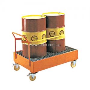 oil moving spillage holding trolley/drum trolley