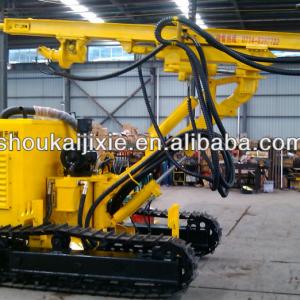 open air crawler dth rock drilling rig model SKM200