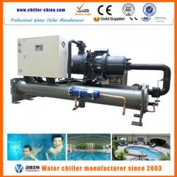 Open type screw water swimming pool chiller