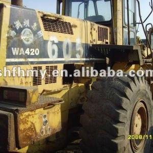 original loader wa420 , wheel loader,used wheel loader wa420 loader, used loader, used koamtsu wheel loader