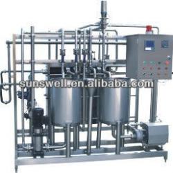 Pasteurizing machine for milk and juice