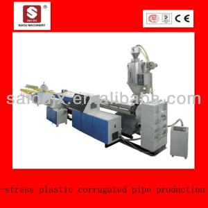 PE corrugated tube extrusion line