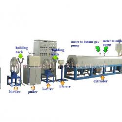 pe foam tube machine