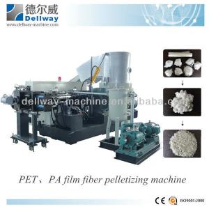 PET fiber plastic recycles and granualating machinery