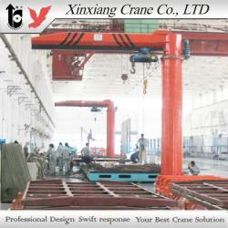 Pillar mounted 180 degree rotate jib crane