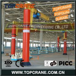Pillar mounted jib crane for workshop 20 ton