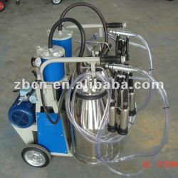 Piston type milking machine