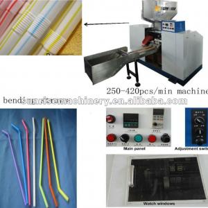 Plastic Beverage Straw Bending Machine