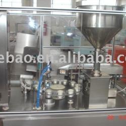 plastic tube filling and sealing machine