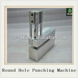 Plastic zipper bag punching machine