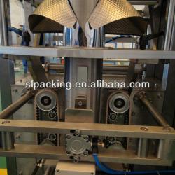 Pneumatic collar type form fill seal packing machines for chips