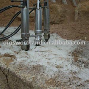 pneumatic engine - hydraulic concrete splitter