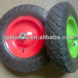 Pneumatic wheel for wheel barrow 16"- 4.00-8